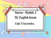 外研版英语七年级上册  Starter Module 2 Unit 3课件