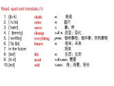 外研版英语七年级下册Module 4复习课件