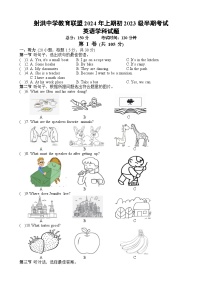 四川省遂宁市洪中学校2023-2024学年七年级下学期5月期中考试英语试题