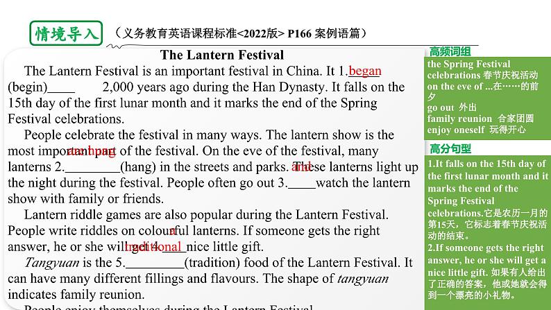 英语中考第三轮题型专项练习课件作文练习主题七——计划与安排、节假日活动第3页