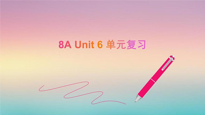 牛津译林版八上Unit6知识要点复习与解析复习课件PPT01