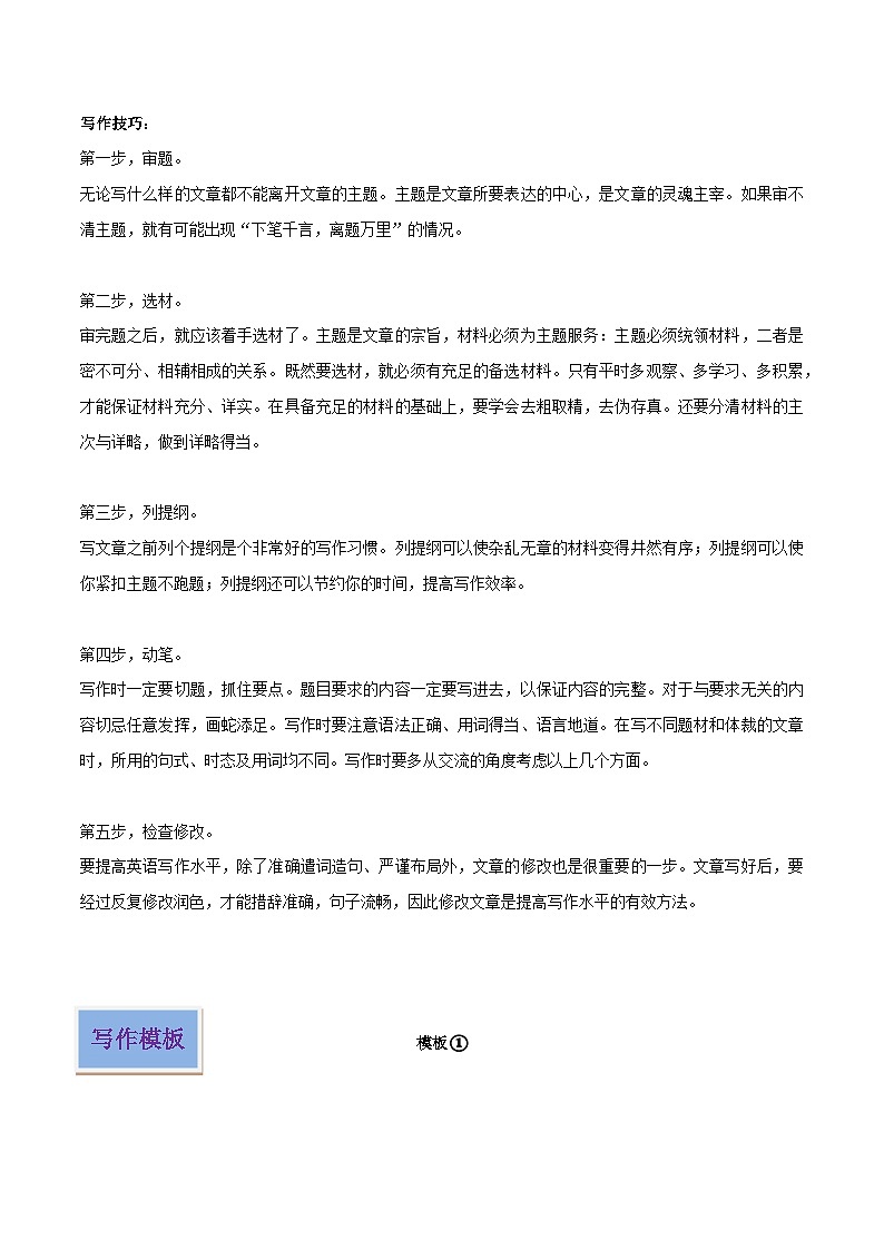 04 命题作文之说明介绍类（原卷版）-2024年中考英语写作常考话题技巧和范文第2页