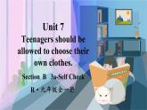 Unit 7 第6课时(B 3a-Self Check) 人教版九上英语PPT课件