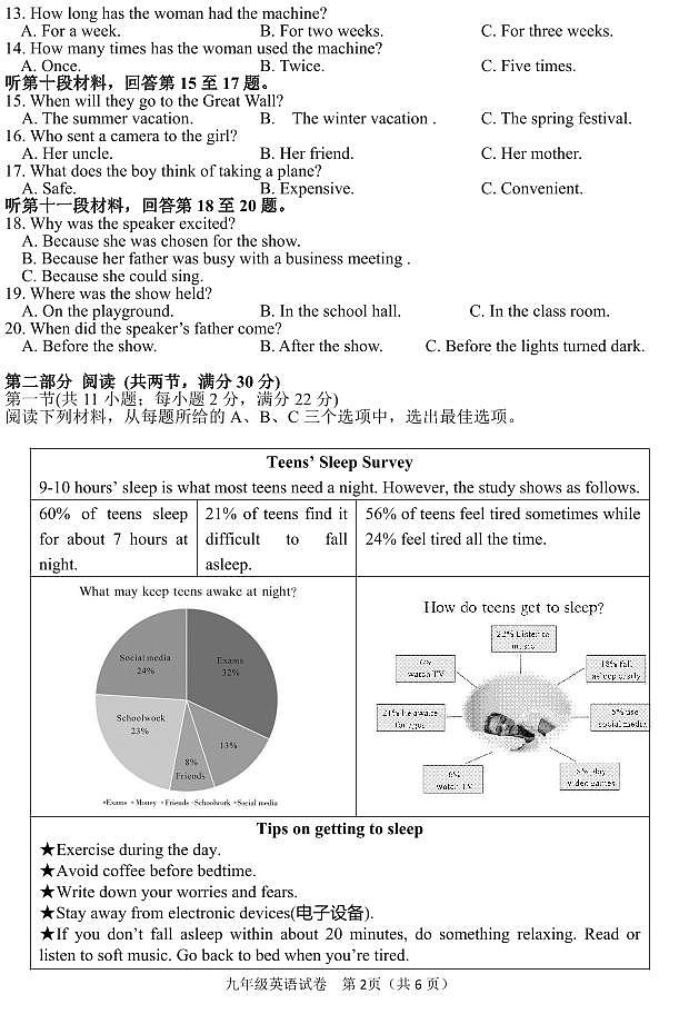 +湖南省长沙市望城区2023-2024学年九年级下学期中考模拟英语试题02