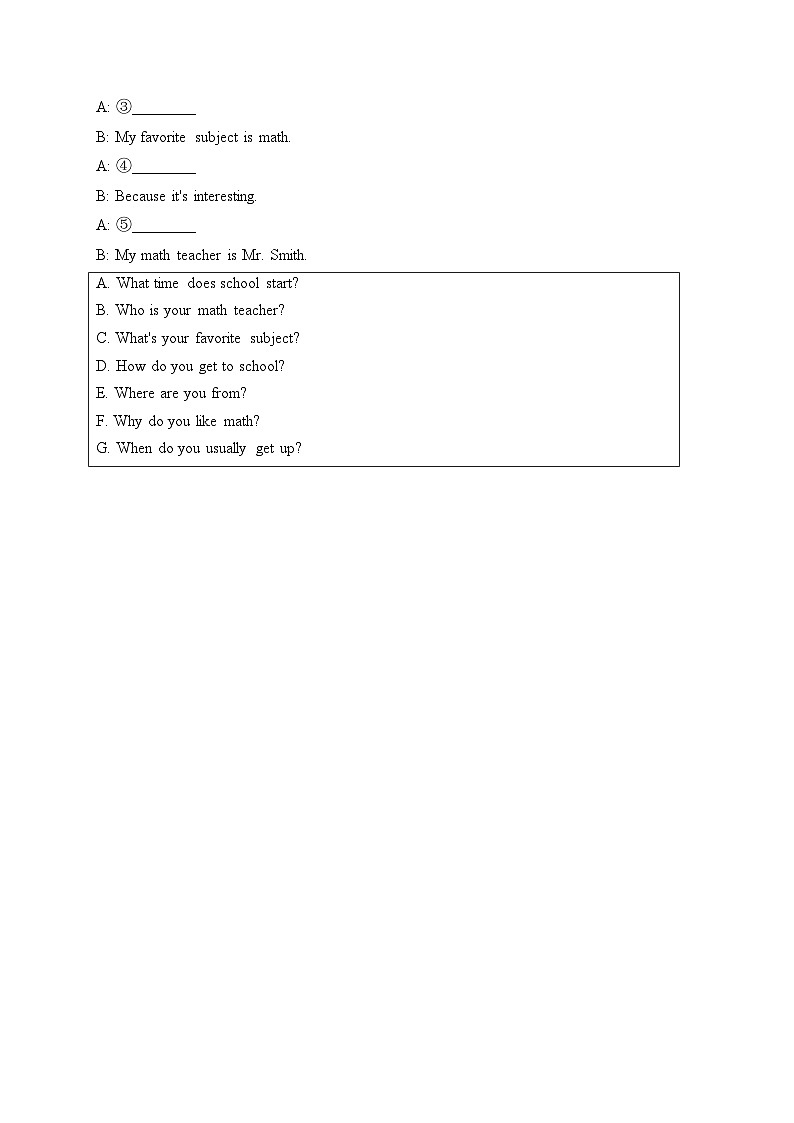 Unit 5 Feeling excited—八年级下册仁爱版英语优选100题（1）(含答案)03