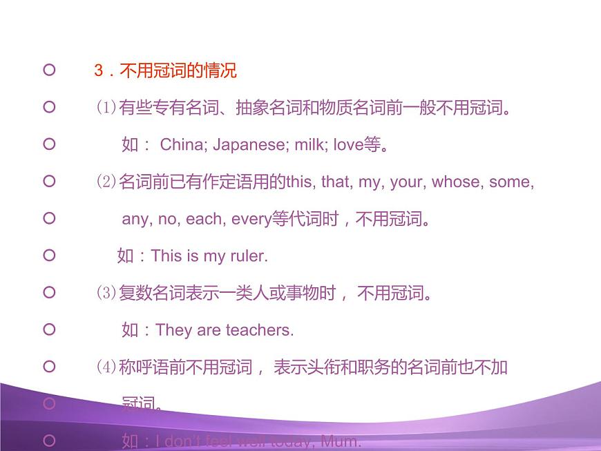 专题3    冠词复习课件第6页