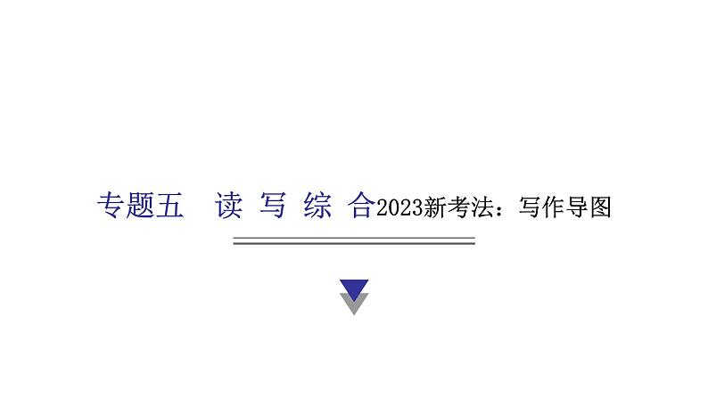 外研版中考英语复习专题五读写综合教学课件第1页