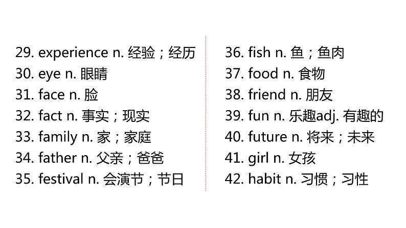 外研版中考英语复习高频词汇课件第5页