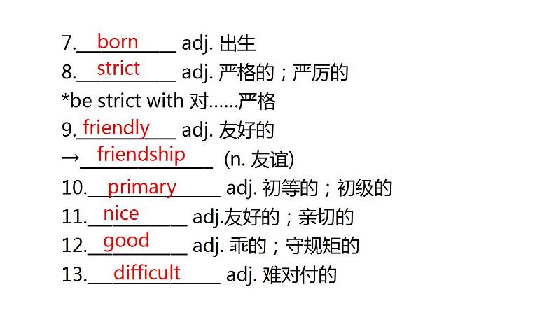 外研版中考英语复习第四节七年级下册Module 7~Module 12课件第3页