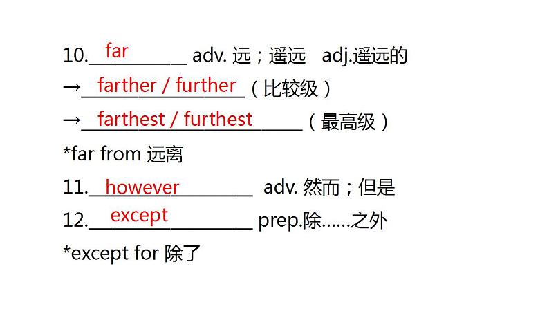 外研版中考英语复习第六节八年级上册Module 4~Module 6课件第4页