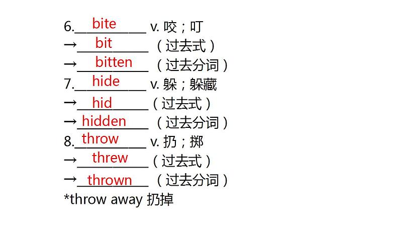 外研版中考英语复习第七节八年级上册Module 7~Module 9课件第5页