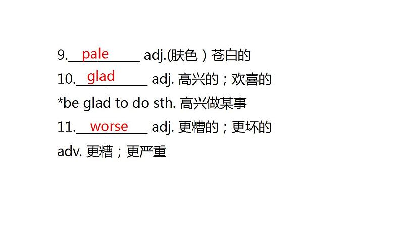 外研版中考英语复习第七节八年级上册Module 7~Module 9课件第6页