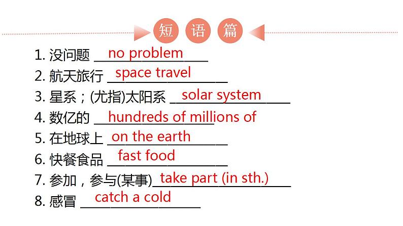 外研版中考英语复习第十节八年级下册Module 3~Module 4课件第7页