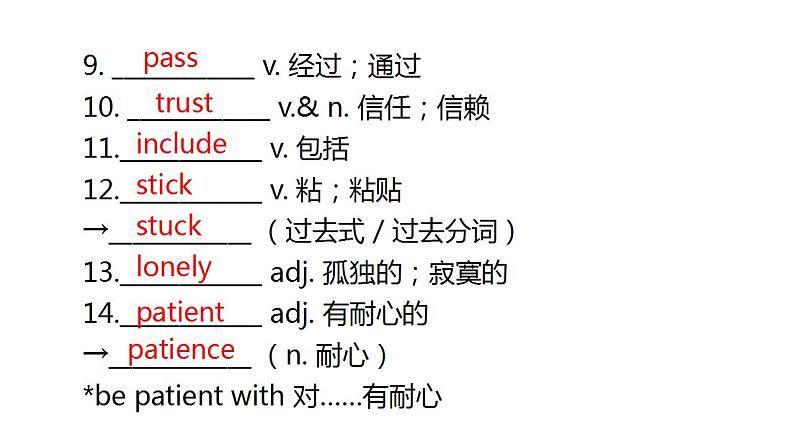 外研版中考英语复习第十三节八年级下册Module 9~Module 10课件第4页