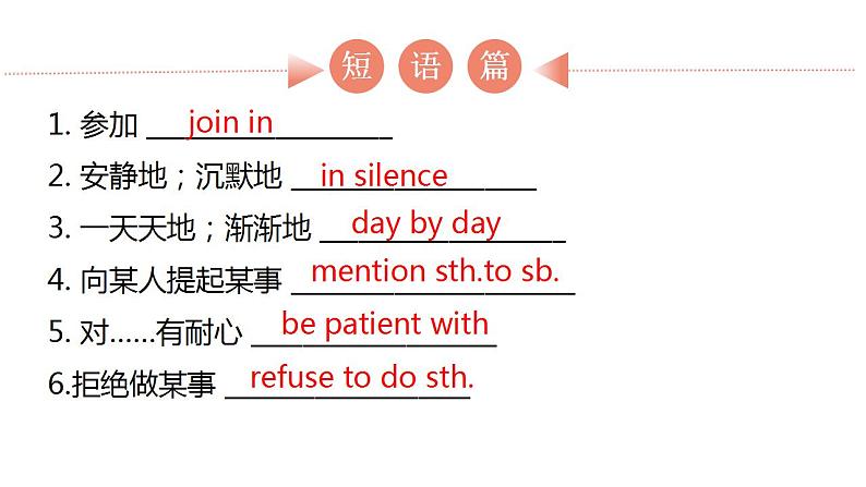 外研版中考英语复习第十三节八年级下册Module 9~Module 10课件第7页