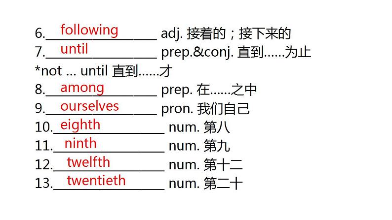 外研版中考英语复习第十四节九年级上册Module 1~Module 2课件第6页