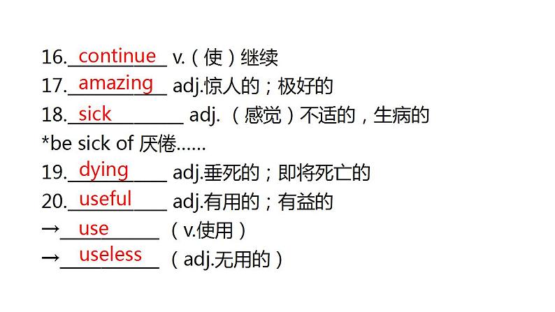 外研版中考英语复习第十五节九年级上册Module 3~Module 4课件第5页