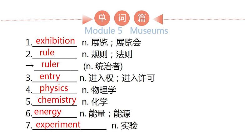 外研版中考英语复习第十六节九年级上册Module 5~Module 6课件02