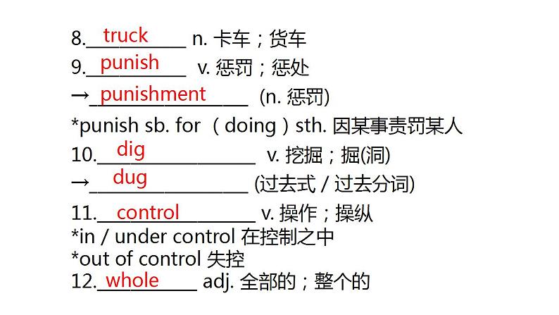 外研版中考英语复习第十六节九年级上册Module 5~Module 6课件03