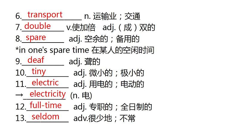 外研版中考英语复习第十九节九年级下册Module 1~Module 4课件06