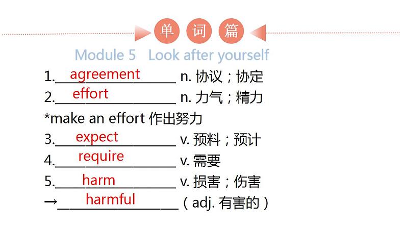 外研版中考英语复习第二十节九年级下册Module 5~Module 8课件第2页