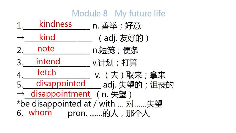 外研版中考英语复习第二十节九年级下册Module 5~Module 8课件第8页