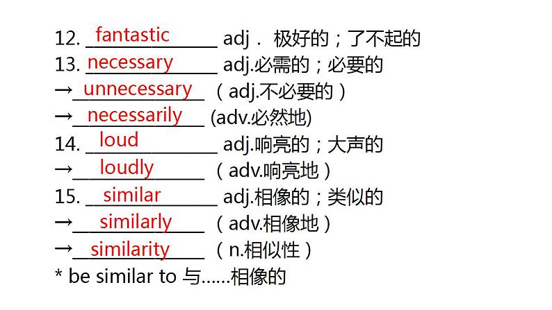 人教版中考英语复习八年级上册Unit 3~Unit 4课件05