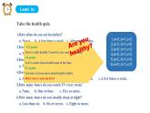 【核心素养目标】人教初中英语八上 Unit 2 How often do you exercise?  Section B 3a-Self check课件