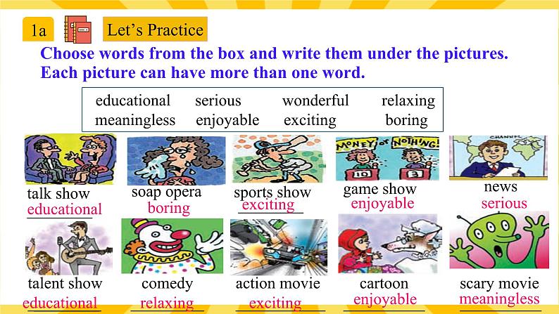 人教版初中英语8上Unit5 SectionB(1a-1d)课件+教案+音频08