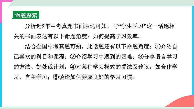 中考英语书面表达热点话题押题课件PPT第4页