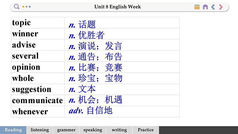 Unit 8 English Week第4页