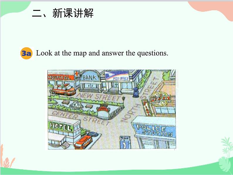 人教新目标版英语七年级下册 Unit 8 Is there a post office near here？Section A (3a-3c)课件第6页