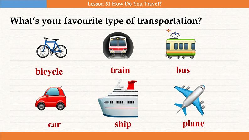 Lesson 31 How Do You Travel？第3页