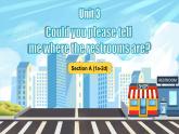 【公开赛课】人教初中英语课件九上unit3 Could you please tell me where the restroom are. Section A 听说 课件+音视频