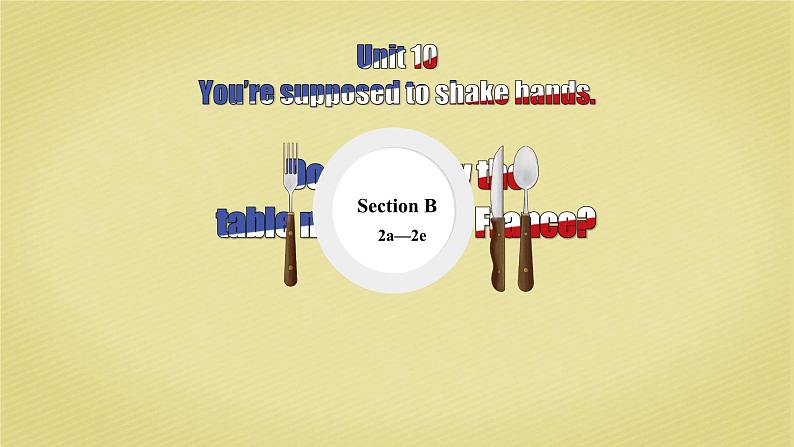 【公开赛课】人教初中英语课件九全Unit10 You’re supposed to shake hands SectionB大阅读 课件+音视频01