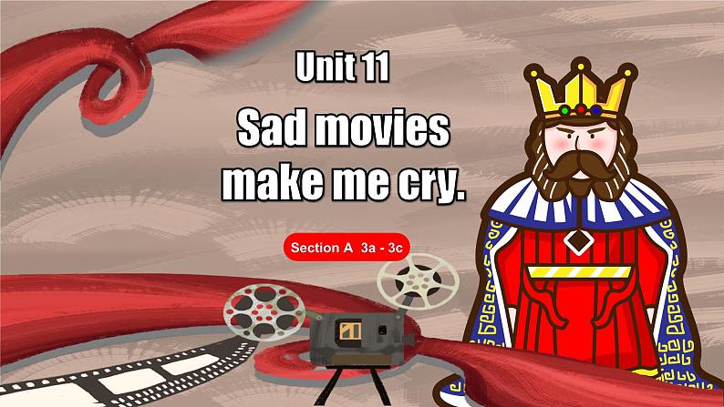 【公开赛课】人教初中英语课件九全unit11 Sad movies make me cry SectionA 3a-3c 课件+音视频02