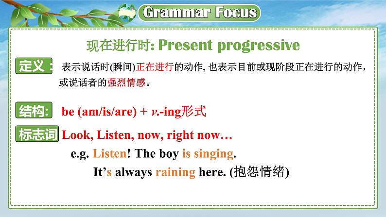 【公开赛课】人教初中英语课件九全Unit 13 We're trying to save the earth Section A  Grammar Focus-4c 课件+音视频06