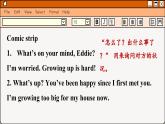 译林英语九年级上册 Unit 4  Period 1 Comic strip & Welcome to the unit PPT课件