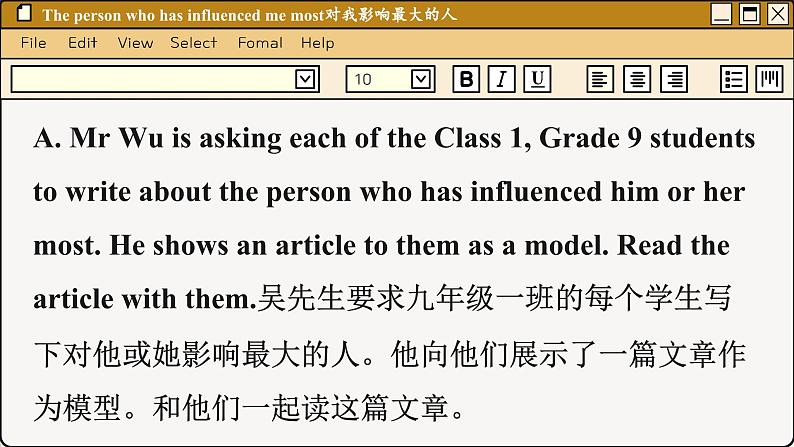 译林英语九年级上册 Unit 4  Period 5 Task & Self-assessment PPT课件第4页