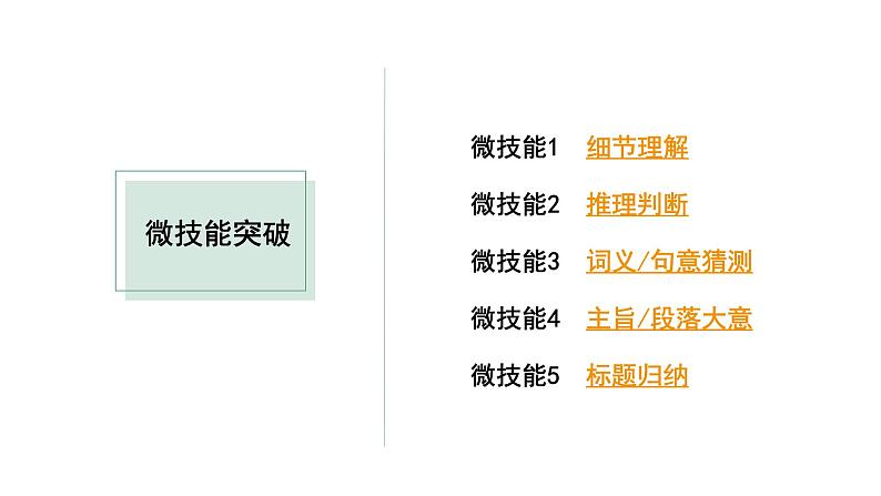 2024安徽中考英语二轮复习 题型二 阅读理解 （一）选择型阅读理解（课件）第5页