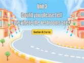 【公开赛课】人教初中英语课件九全unit3 Could you please tell me where the restroom are. SectionB听说1a-1e 课件+音视频