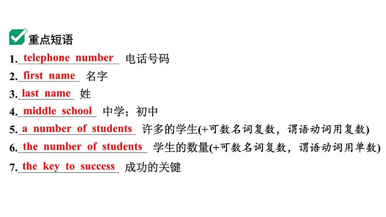 2024成都中考英语试题研究 人与社会（九）人际交往与志愿服务 教材词汇默写【课件】第8页