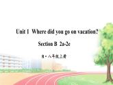 人教版英语八年级上册 Unit 1 第4课时（Section B 2a-2e） PPT课件