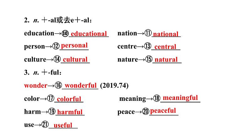 2024贵阳中考英语二轮复习 微专题 名词填空（课件）第6页