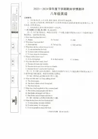河南省驻马店市平舆县2023-2024学年八年级下学期6月期末英语试题