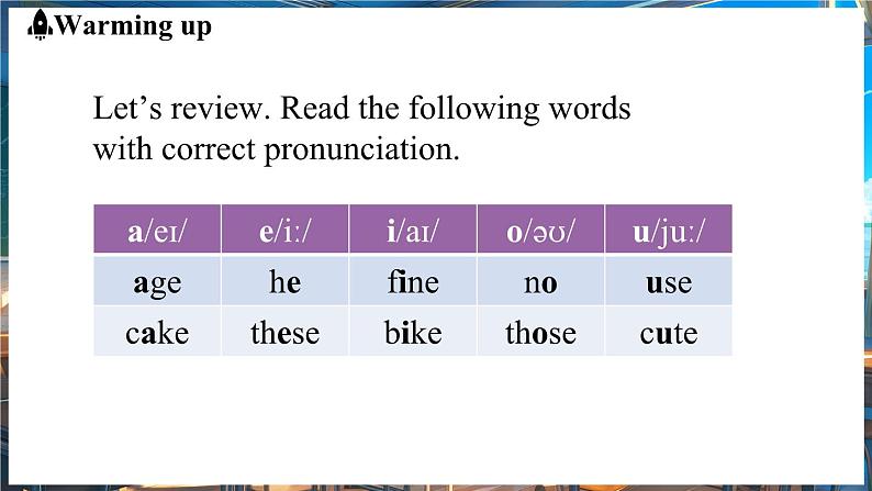 Starter Unit 3 Welcome ！Section A Pronunciation 课件-2024-2025学年人教版（2024）英语七年级上册03