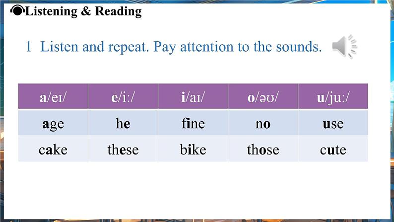 Starter Unit 2 Keep Tidy! Section A Pronunciation 课件-2024-2025学年人教版（2024）英语七年级上册06