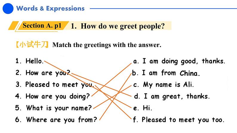 2024秋人教版七年级(上) - Starter Unit 1 同步复习课件05