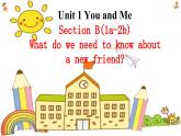 新人教7上英語(yǔ)課件 Unit 1  You and me 第四課時(shí) - Section B Reading 課件