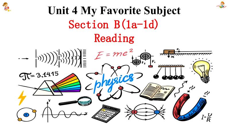 新人教7上英语课件 Unit 4  My favorite subject+第四课时 - Section B Reading第1页